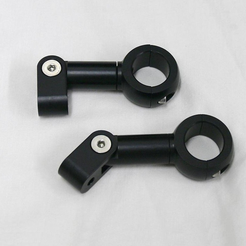 Ilium Works Auxiliary Light Mount Brackets, 1inch bar Bob's BMW Bob