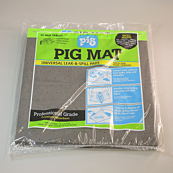 Pig Mat Oil Absorbent Mat 15 Pad Tablet Bob's BMW